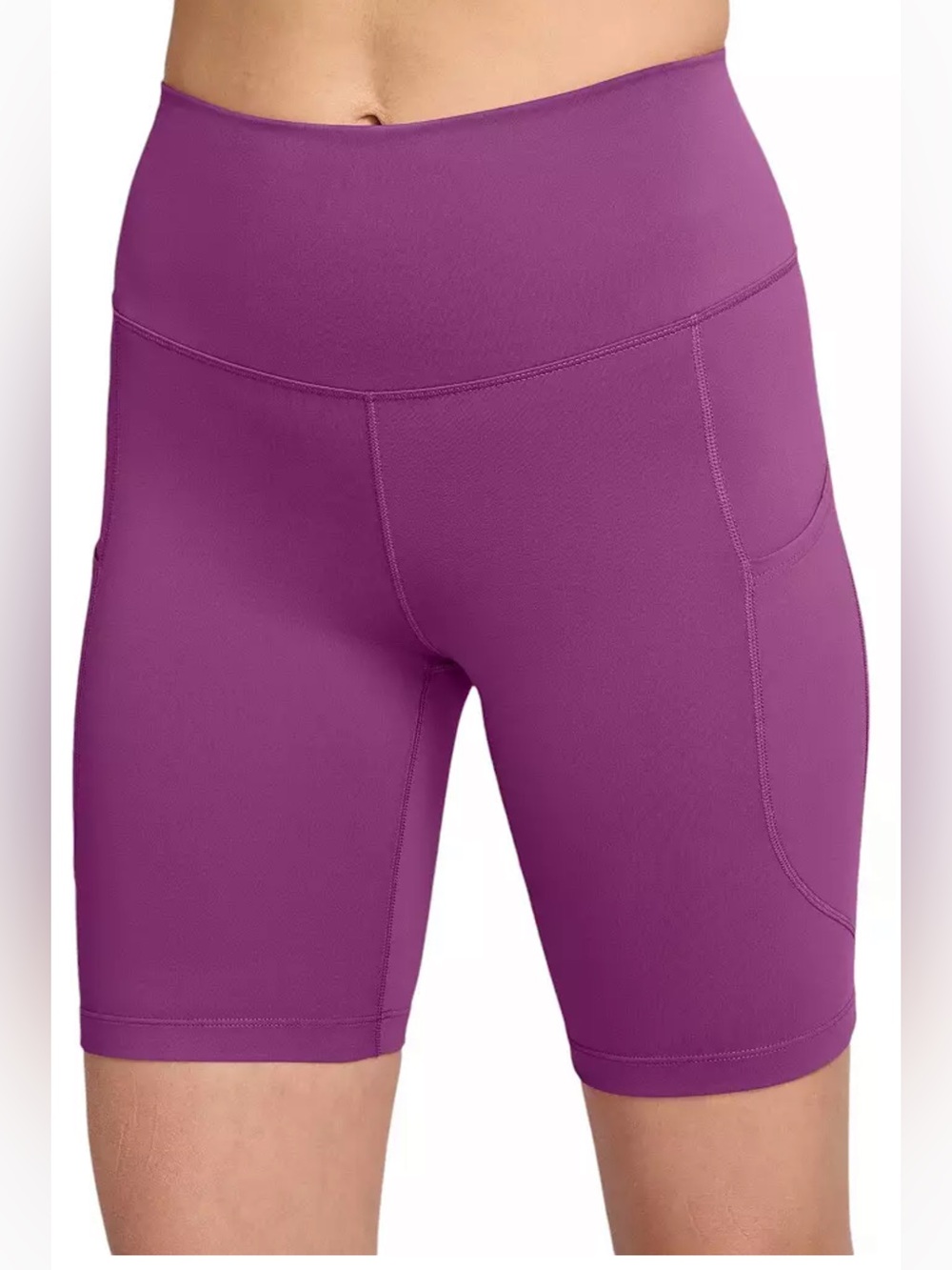 Nike Women's One High-Waisted 8" Biker Shorts With Pockets